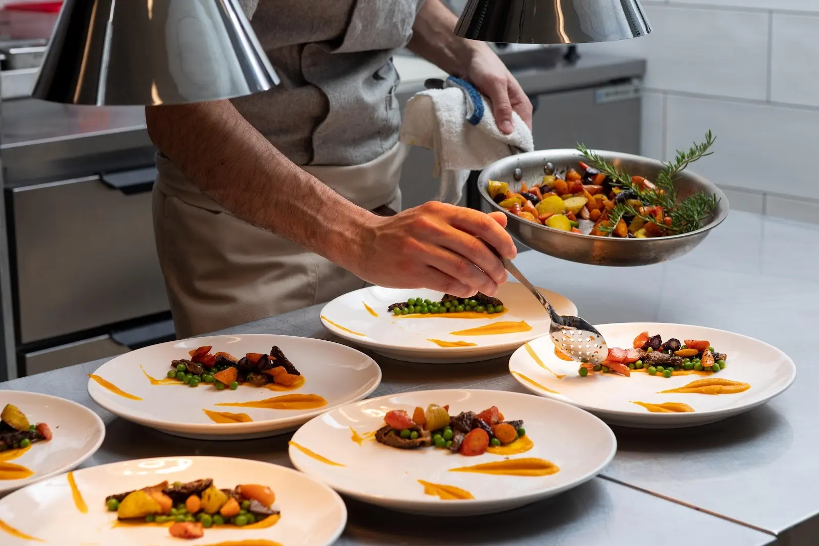 Alloro multi-course wine and food pairing on a private couples Oregon wine tour in the Willamette Valley