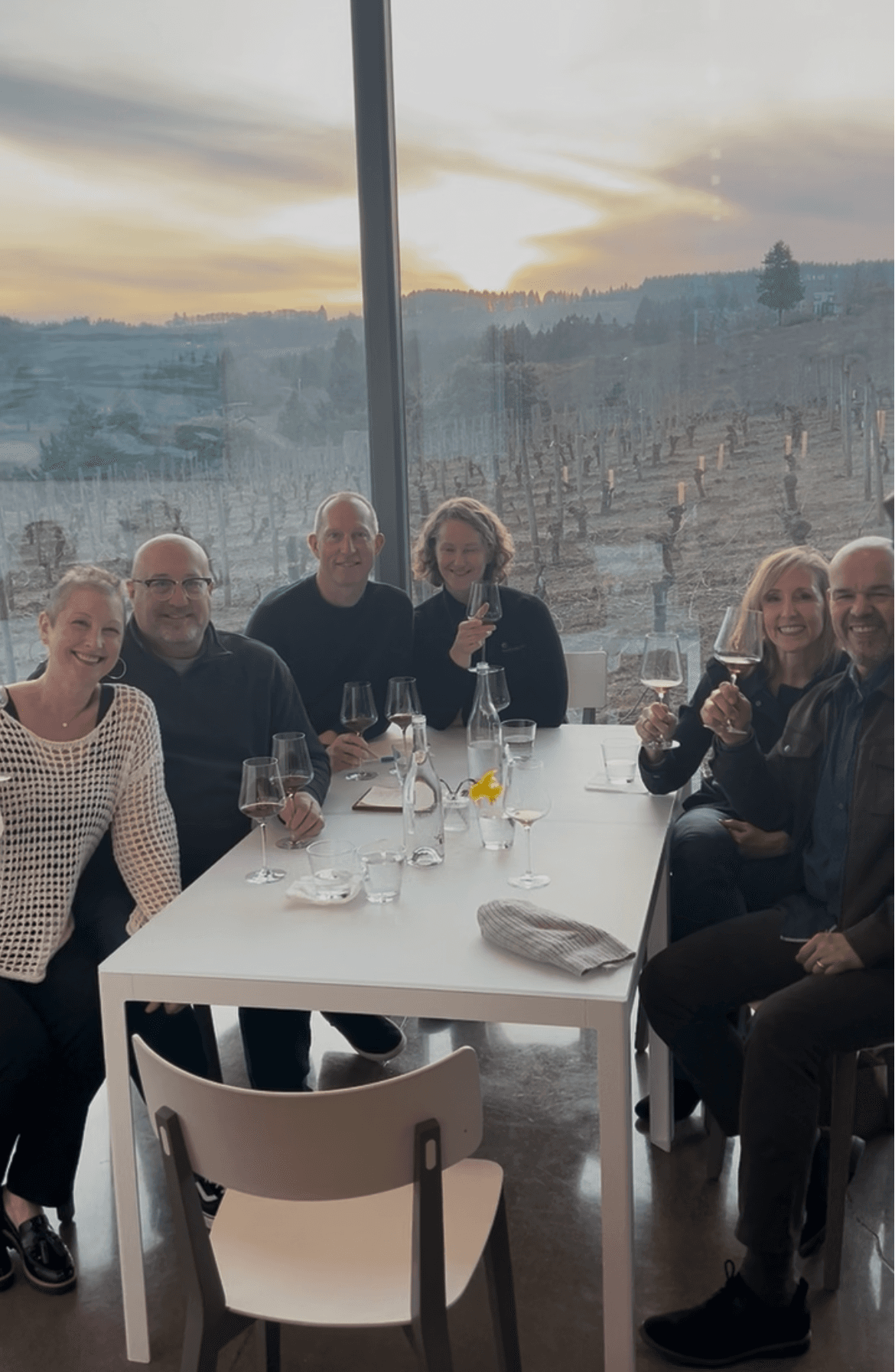 Guests enjoying an Oregon wine tour