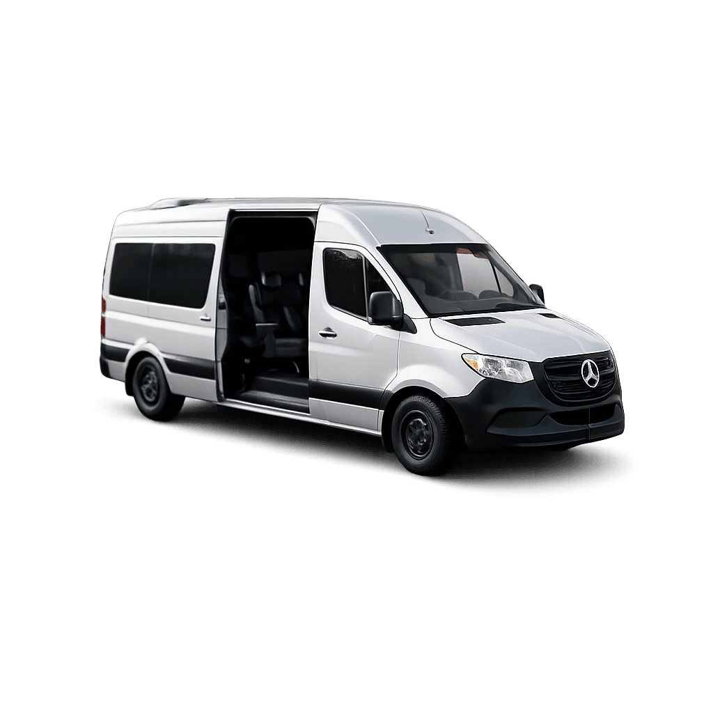 Hidden Vineyards Wine Tours luxury Sprinter van for private Oregon wine tours